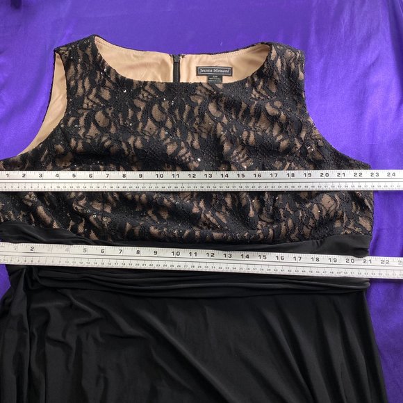 πJessica Howard Little Black Dress with Lace - Picture 10 of 14